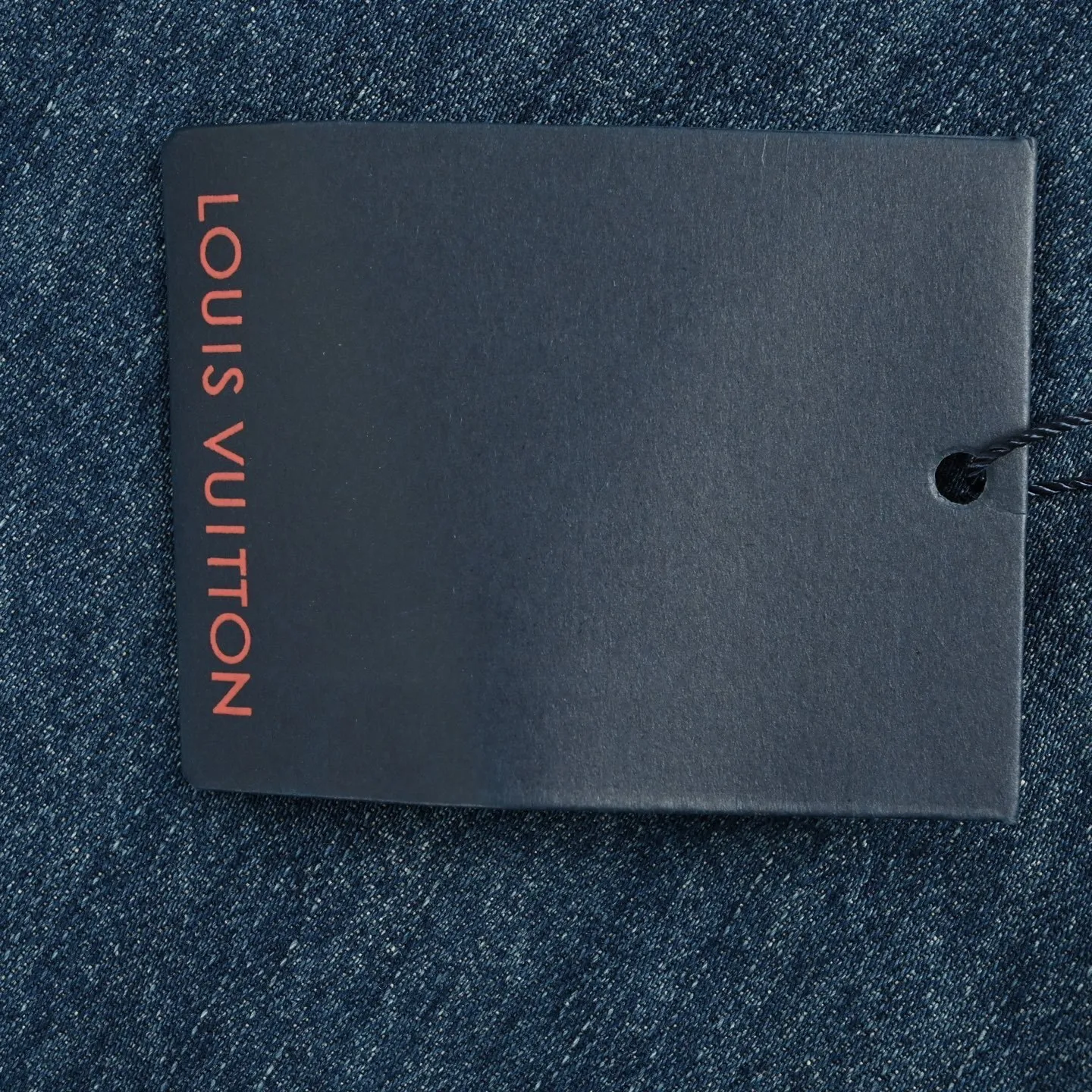 Louis Vuitton/Louis Vuitton Paris catwalk style denim blue short-sleeved shirt